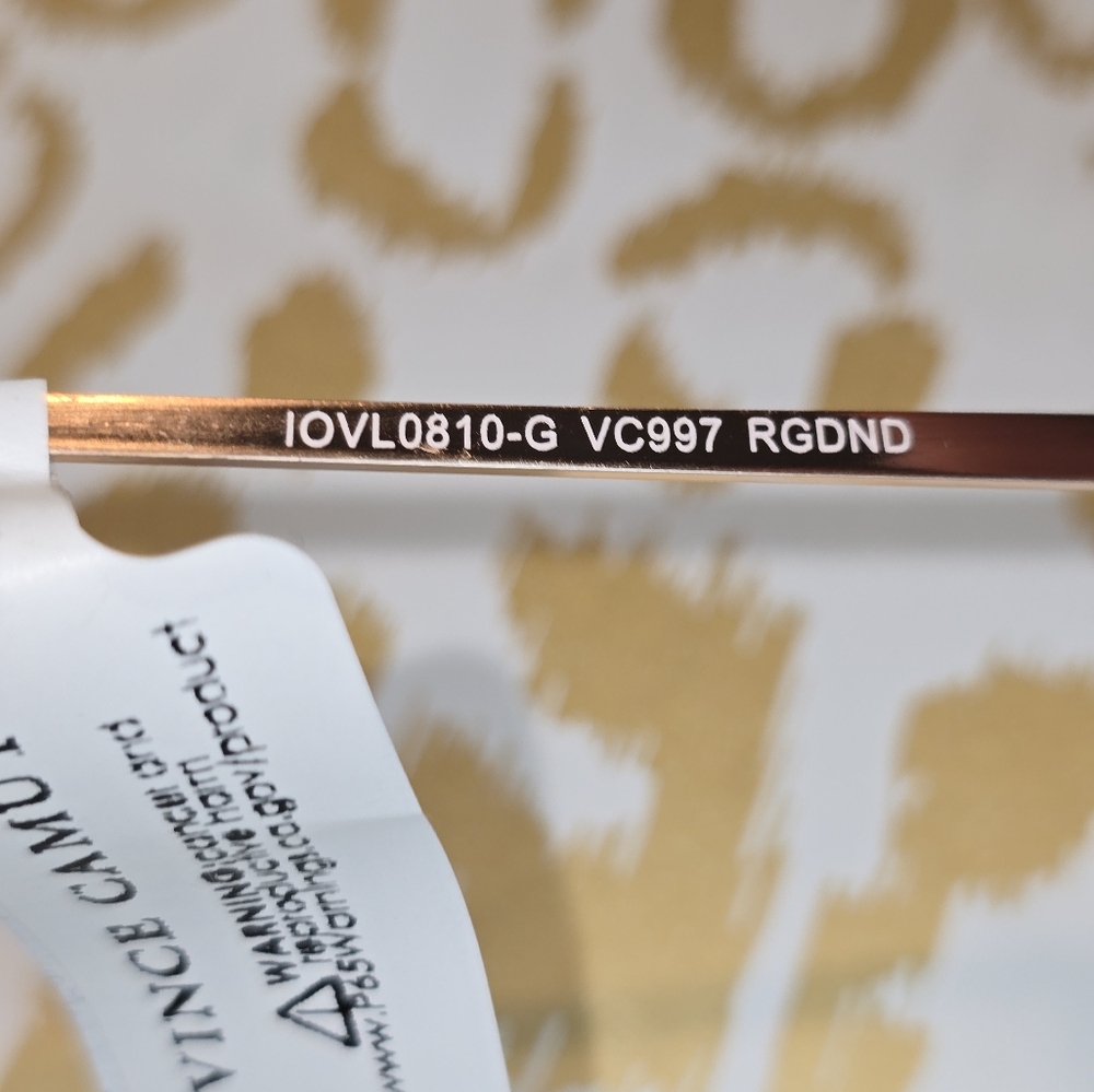 Vince Camuto Rose Gold and Blush Pink Gradient Lens Sunglasses - Picture 11 of 12